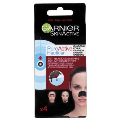 Pure Active Anti-Blackhead Charcoal Nose Strips Pack of 4 thumbnail 2