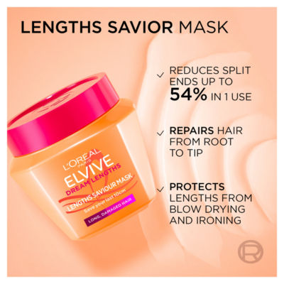 Elvive Dream Lengths Hair Saviour Mask, For Long Damaged Hair, 300ml thumbnail 4