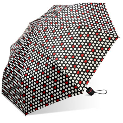 Dotty Heart Manual Mini Umbrella thumbnail 2