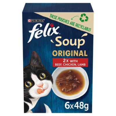 Soup Time Farm Selection Wet Cat Food 6x48g thumbnail 2