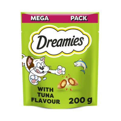 Dreamies Cat Treat Biscuits with Tuna Flavour Mega Pack 200g