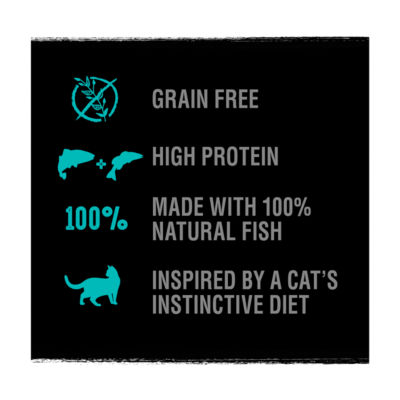Natural Grain Free Adult Dry Cat Food Salmon & Whitefish thumbnail 4
