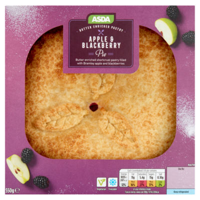 The Bakery Apple & Blackberry Pie 550g thumbnail 2
