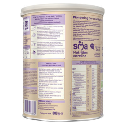 ® Advanced Follow-on Baby Milk Powder Formula 6-12 months 800g thumbnail 3