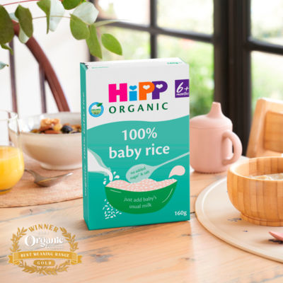 HiPP Organic Baby Rice Baby Cereal 6+ Months 160g thumbnail 3