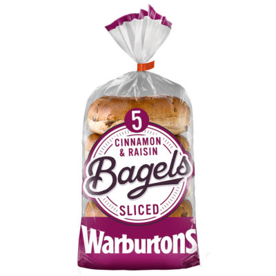 5 Cinnamon & Raisin Bagels thumbnail 3