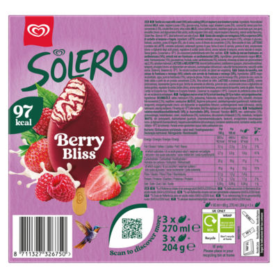 Berry Bliss Ice Cream Sticks 3 x 90ml thumbnail 3