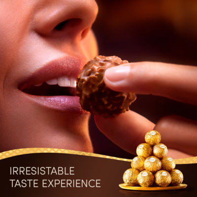 Milk Chocolate Hazelnut Pralines Treat Pack 3 Pieces 37.5g thumbnail 4