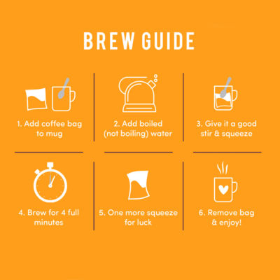 10 Flying Start Enveloped Coffee Bags 75g thumbnail 4