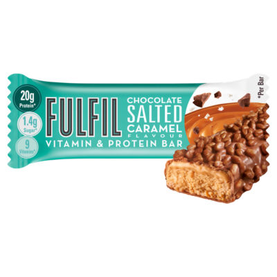 Chocolate Salted Caramel Flavour Vitamin & Protein Bar 55g thumbnail 2