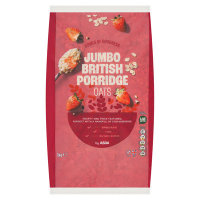 Jumbo British Porridge Oats 1kg thumbnail 2