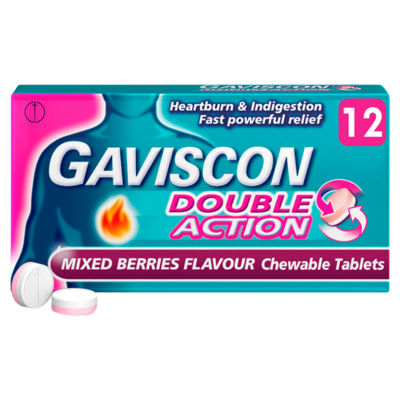Double Action Mixed Berries Flavour 12 Chewable Tablets thumbnail 2