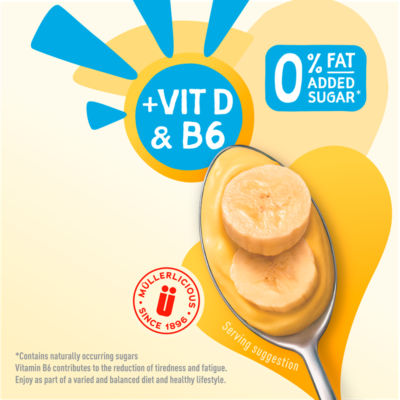 Banana & Custard Fat Free Yogurt thumbnail 3