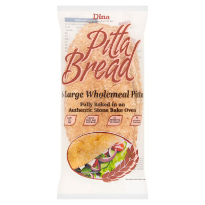 6 Large Wholemeal Pitta Bread thumbnail 2