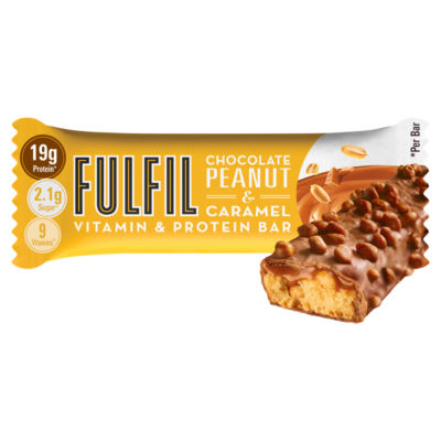 Chocolate Peanut & Caramel Flavour Vitamin & Protein Bar 55g
