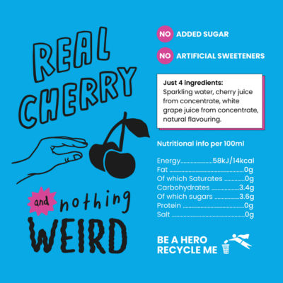 Real Sparkling Cherry 4 x 330ml thumbnail 4