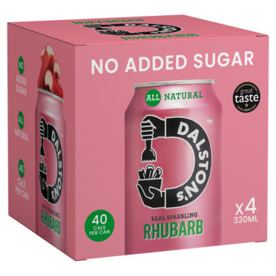Real Sparkling Rhubarb 4 x 330ml thumbnail 2