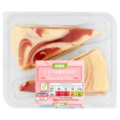 The Bakery at  Strawberry Cheesecake Slices 2 x 95g (190g) thumbnail 2