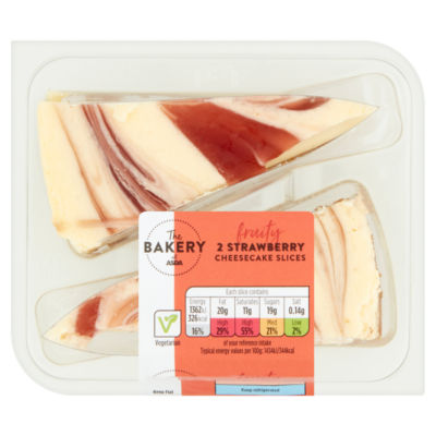 The Bakery at  Strawberry Cheesecake Slices 2 x 95g (190g) thumbnail 3