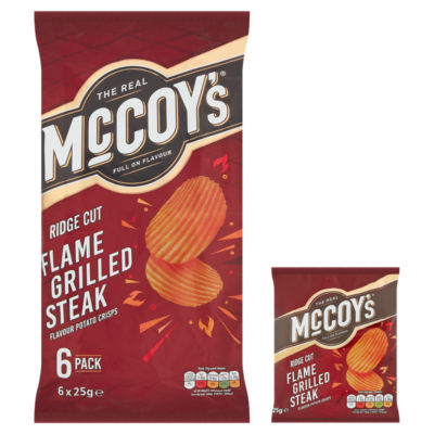 Flame Grilled Steak Multipack Crisps 6 Pack thumbnail 3