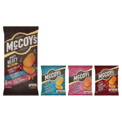 Meaty Variety Multipack Crisps 6 Pack thumbnail 3