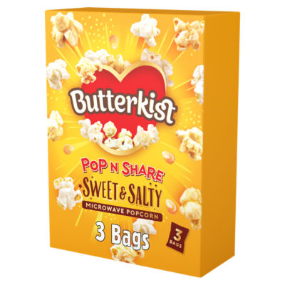 Sweet & Salty Microwave Popcorn 3x60g