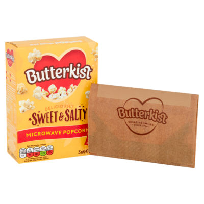 Sweet & Salty Microwave Popcorn 3x60g thumbnail 3