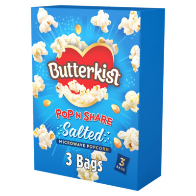 Salted Microwave Popcorn 3x60g