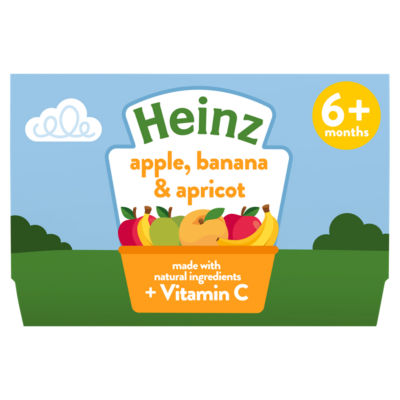 Apple, Banana & Apricot Pots 6+ Months 4 x 100g Baby Food thumbnail 2