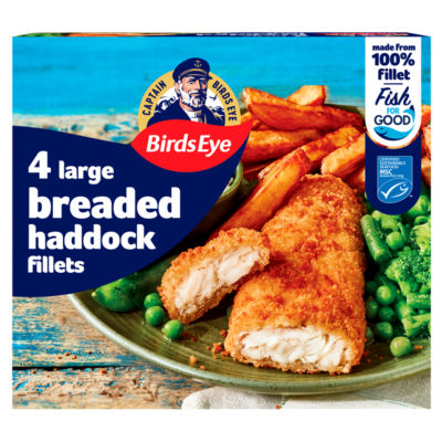 4 Breaded Haddock Fish Fillets 440g thumbnail 2