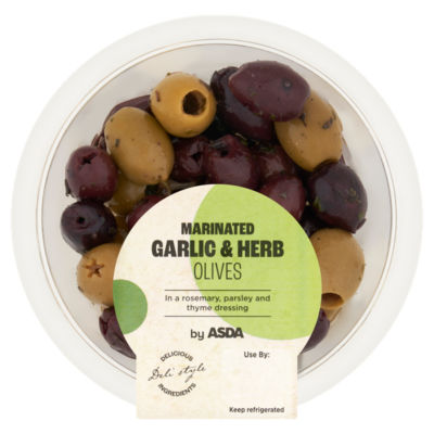 ASDA Marinated Garlic & Herb Olives 150g