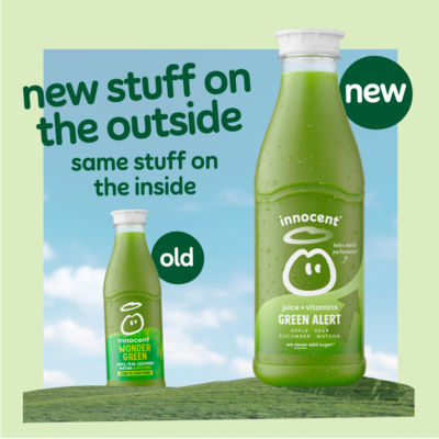 Plus Green Alert, Apple, Pear, Cucumber & Matcha Juice with Vitamins 750ml thumbnail 3