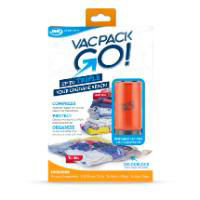 Vac Pack GO! - Portable vacuum storage pump that triples luggage space!