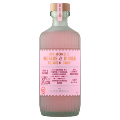 Extra Special Non Alcoholic Rhubarb & Ginger Botanical Drink 70cl thumbnail 2