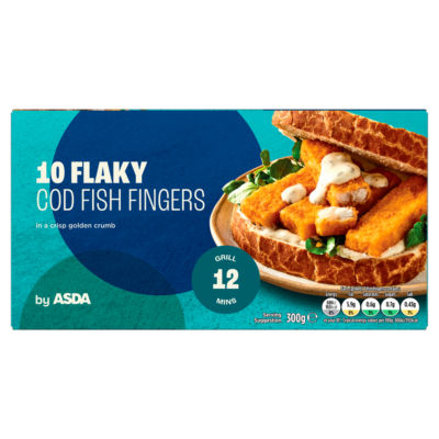 10 Flaky Cod Fish Fingers 300g thumbnail 2