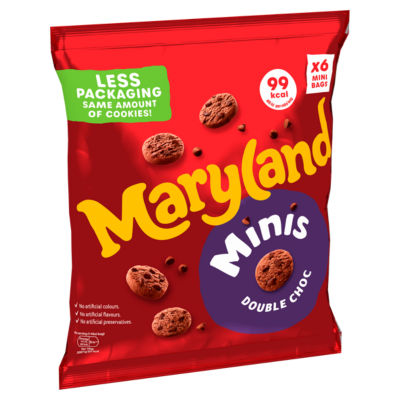 Cookies Minis Double Chocolate 6 Multipacks thumbnail 3