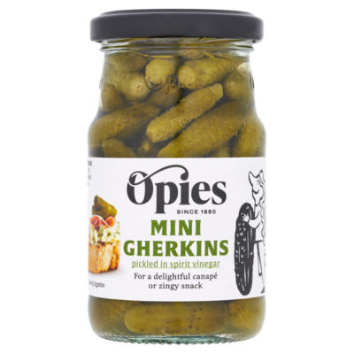 Mini Gherkins Pickled in Spirit Vinegar 227g thumbnail 2