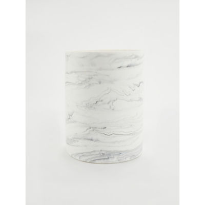 White Marble Effect Bin