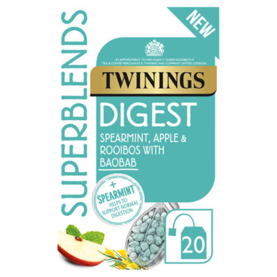 Twinings Superblends Digest with Spearmint, Apple & Rooibos
