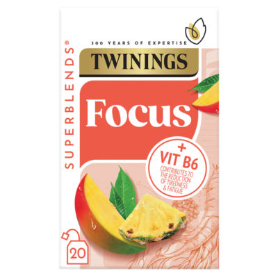 Superblends Focus Mango & Pineapple with Ginseng Tea Bags 30g thumbnail 2