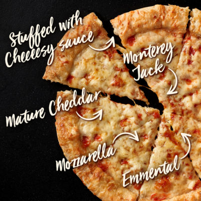 Takeaway Cheesy Stuffed Crust Cheese Large Pizza 630g thumbnail 3