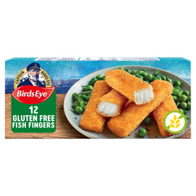 12 Gluten Free Breaded Fish Fingers 360g