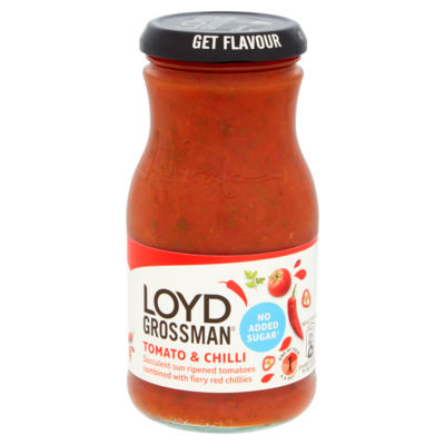No Added Sugar Tomato & Chilli Pasta Sauce 350g thumbnail 3