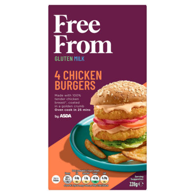 Free From by  4 Chicken Burgers 228g thumbnail 2