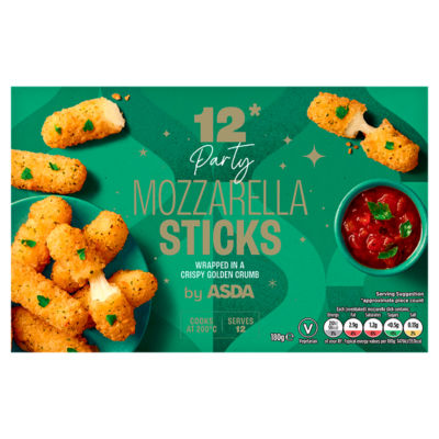 ASDA Party 12 Mozzarella Sticks