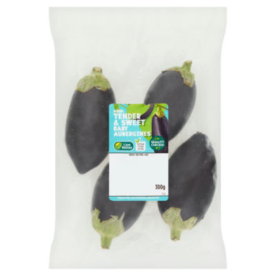Tender & Sweet Baby Aubergines 300g thumbnail 2