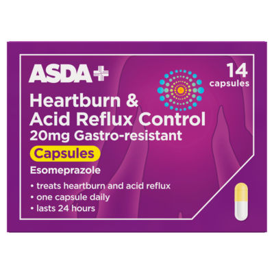 Heartburn & Acid Reflux Control 20mg 14 Capsules thumbnail 2