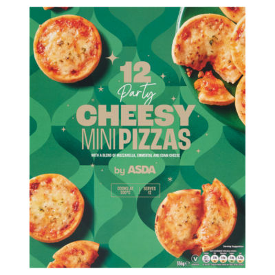 12 Party Cheesy Mini Pizzas 336g thumbnail 2