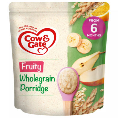 Cow & Gate Fruity Wholegrain Porridge, 6 mths+