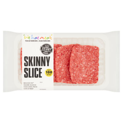Skinny Steak Sausage Slice 260g